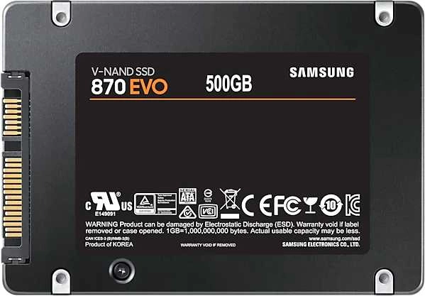 Samsung SSD 500Gb 870 EVO MZ-77E500BW (SATA3)
