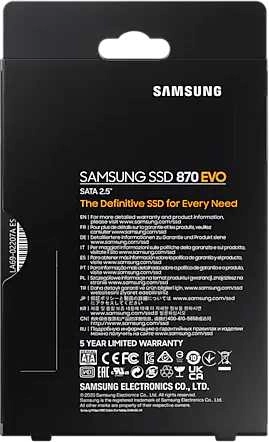 Samsung SSD 1Tb 870 EVO Series MZ-77E1T0BW Samsung SSD 1Tb 870 EVO Series MZ-77E1T0BW