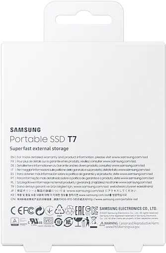 Накопитель SSD Samsung USB Type-C 1Tb MU-PC1T0H/WW T7 1.8&quot;