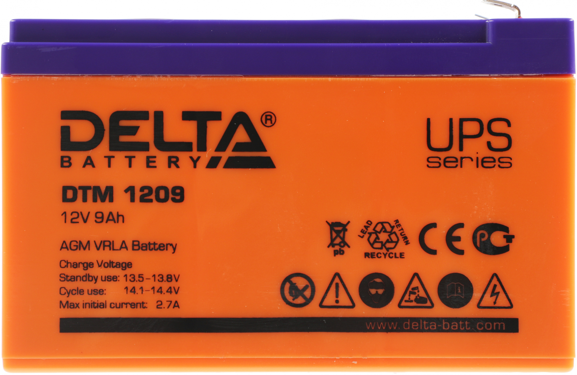 DELTA Battery DTM 1209