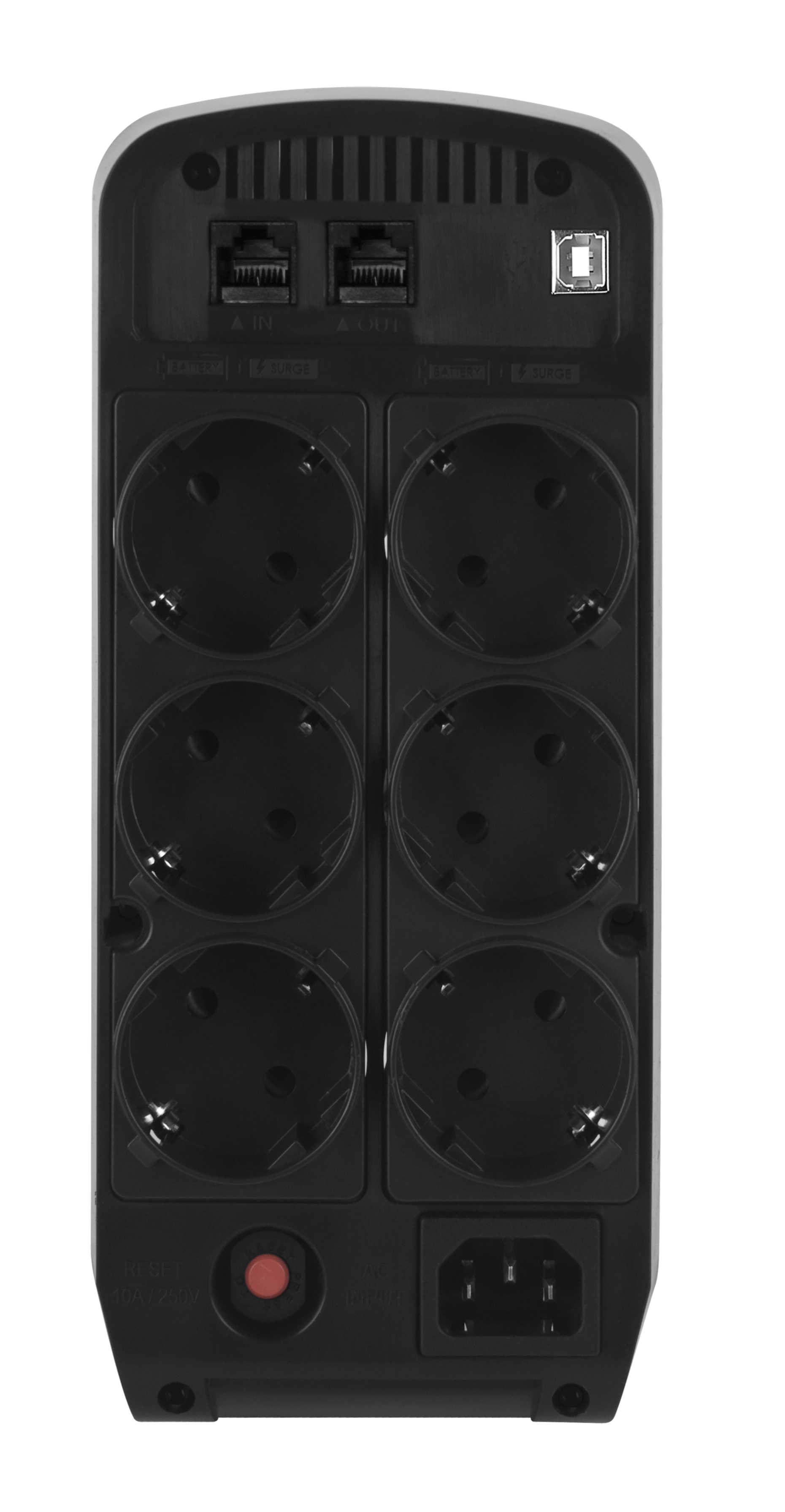 CyberPower CP900EPFCLCD ИБП {Line-Interactive, Tower, 900VA/540W USB/RJ11/45/USB charger A (6 EURO), 12В/9 Ач х 1}