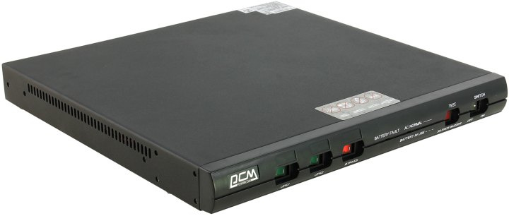 PowerCom King Pro RM KIN-1000AP ИБП (1U) {Line-Interactive, 1000VA/800W, Rack, 5хС13, Serial+USB} (1152593)