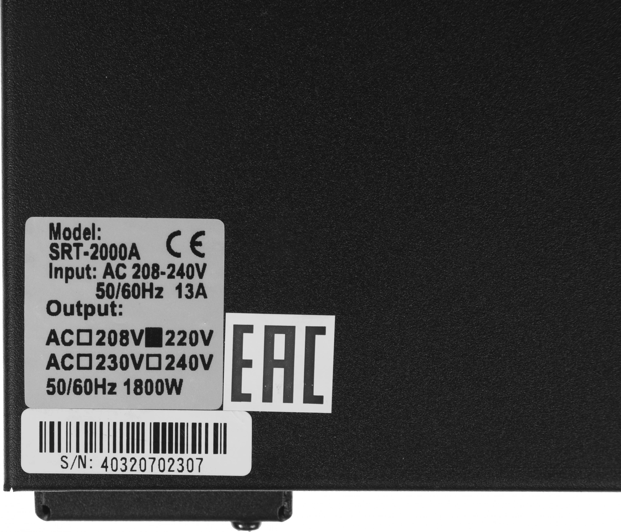 PowerCom Smart King RT SRT-2000A LCD ИБП {Line-Interactive, 2000VA / 1800W, Rack/Tower, IEC, Serial+USB, SmartSlot, подкл. доп. батарей} (1157682)