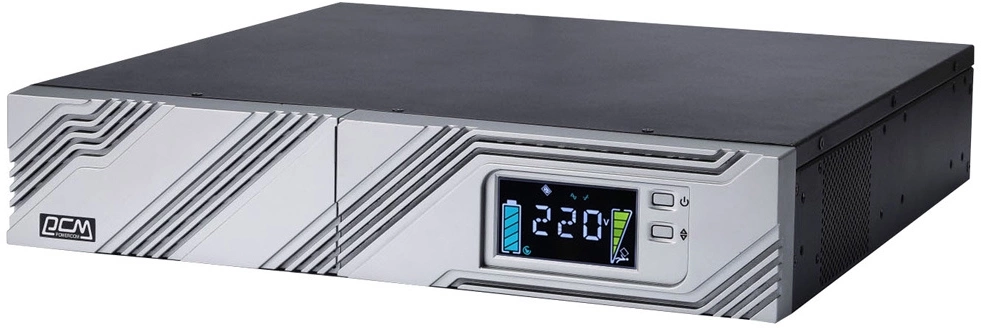 PowerCom Smart King RT SRT-3000A LCD ИБП {Line-Interactive, 3000VA / 2700W, Rack/Tower, IEC, Serial+USB, SmartSlot, подкл. доп. батарей} (1157690) PowerCom Smart King RT SRT-3000A LCD ИБП {Line-Interactive, 3000VA / 2700W, Rack/Tower, IEC, Serial+USB, SmartSlot, подкл. доп. батарей} (1157690)