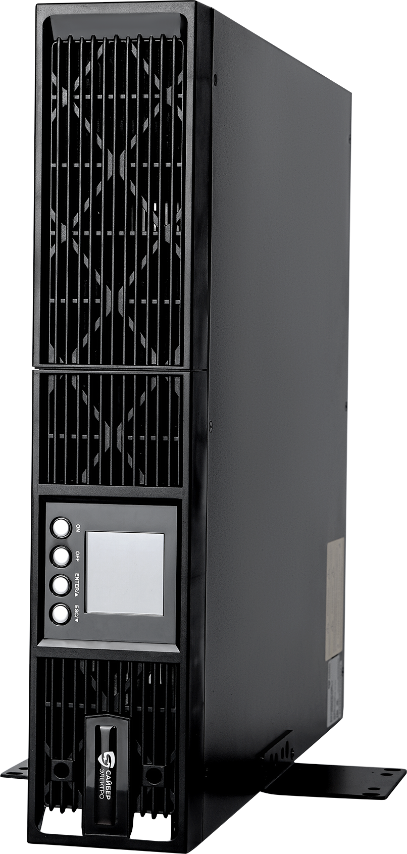 Сайбер Электро ИБП ПИЛОТ-2000Р {Линейно-интерактивный, стойка/на пол, 2000ВА/1800Вт USB/RS-232/EPO/SNMP slot (8 IEC С13)  (12В /7.5Ач х4) 2U}