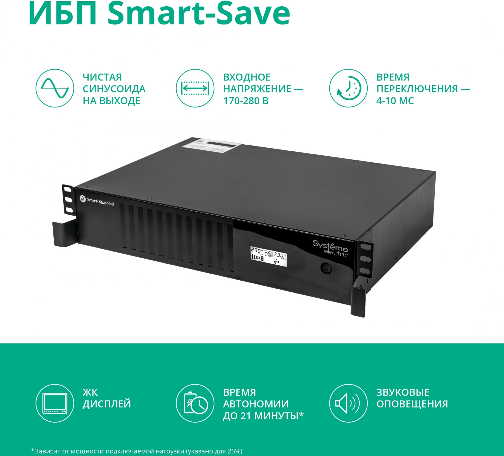 SYSTEME ELECTRIC Smart-Save SMT SMTSE1000RMI2U