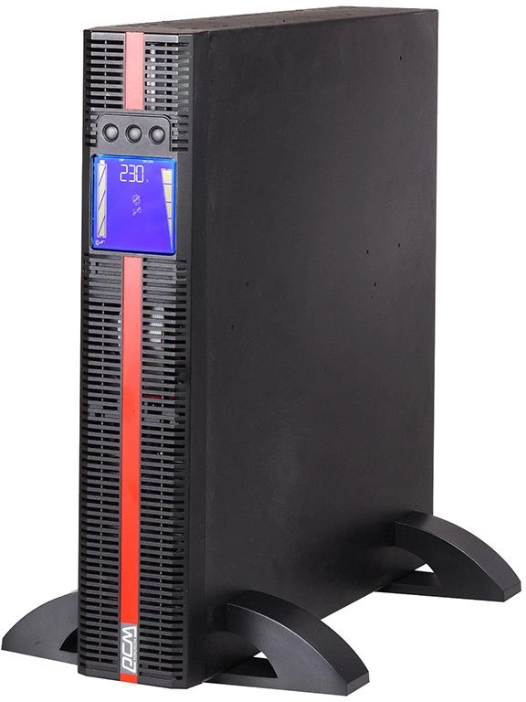 PowerCom Macan MRT-1500SE ИБП {Online, 1500VA / 1500W, Rack/Tower, IEC, LCD, Serial+USB, SNMPslot, подкл. доп. батарей} (1168817)