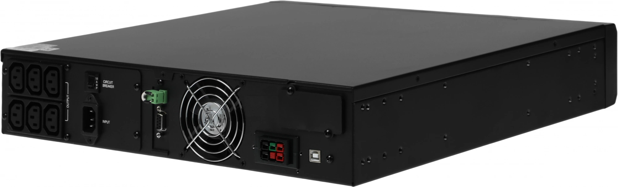 PowerCom Macan MRT-1500SE ИБП {Online, 1500VA / 1500W, Rack/Tower, IEC, LCD, Serial+USB, SNMPslot, подкл. доп. батарей} (1168817)