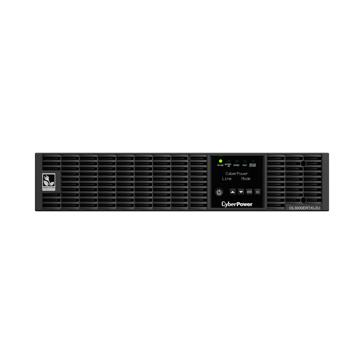 CyberPower OL3000ERTXL2U ИБП {Online, 3000VA/2700W USB/RS-232/Dry/EPO/SNMPslot/RJ11/45/ВБМ (8 IEC С13, 1 IEC C19), 12В/9 Ач х 6}