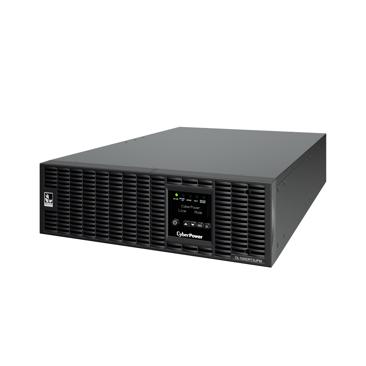 CyberPower OL10KERT3UPM ИБП {Online, 10000VA/10000W USB/RS-232/Dry/EPO/SNMPslot/RJ11/45/ВБМ (4 IEC С13, 4 IEC C19, 1 клеммная колодка) без АКБ}