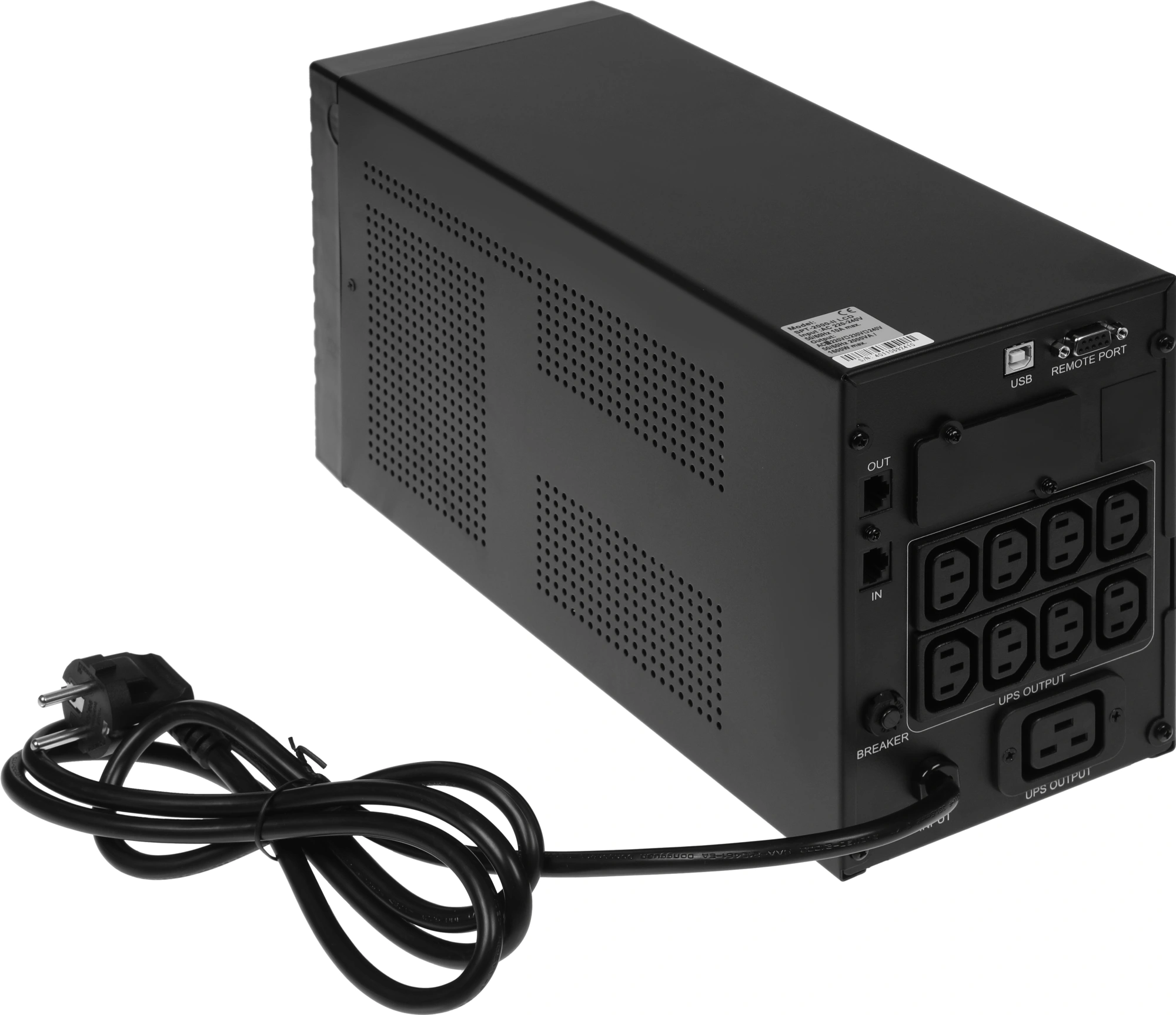 PowerCom Smart King Pro+ SPT-2000-II LCD ИБП {Line-Interactive, 2000VA/1600W, Tower, 8 xC13 + 1 xC19, USB, SNMP Slot} (1152568) PowerCom Smart King Pro+ SPT-2000-II LCD ИБП {Line-Interactive, 2000VA/1600W, Tower, 8 xC13 + 1 xC19, USB, SNMP Slot} (1152568)