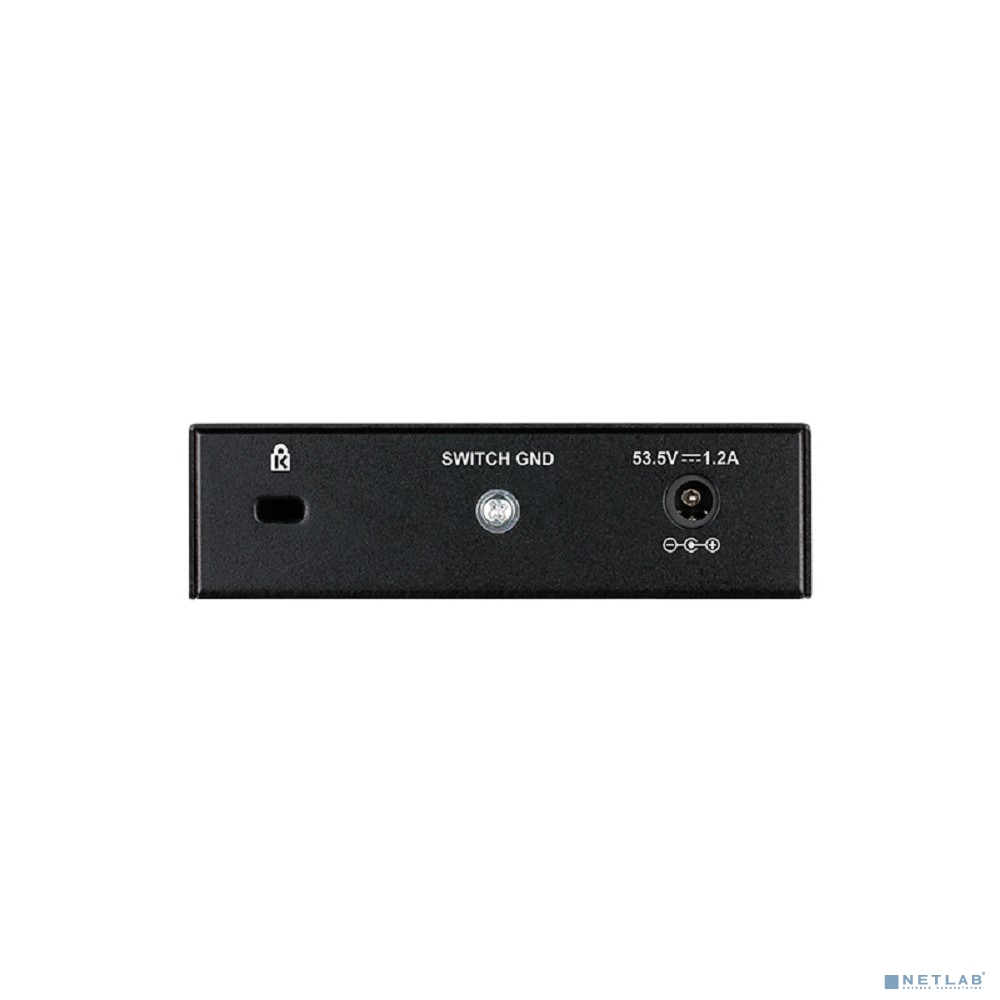 D-Link DES-1005P/B1A Неуправляемый коммутатор с 5 портами 10/100Base-TX, (4 порта PoE 802.3af/at, PoE-бюджет 60 Вт)