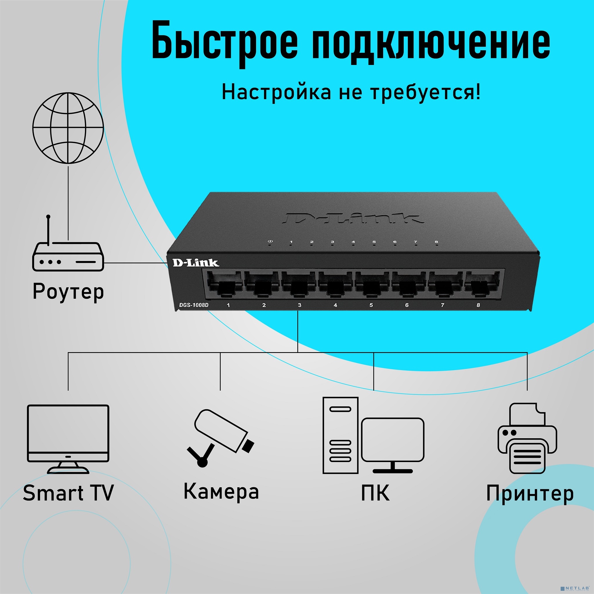 D-LINK DGS-1008D/K2A