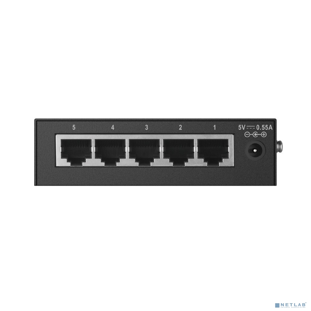D-Link DES-1005D/O2B Неуправляемый коммутатор с 5 портами 10/100BASE-TX