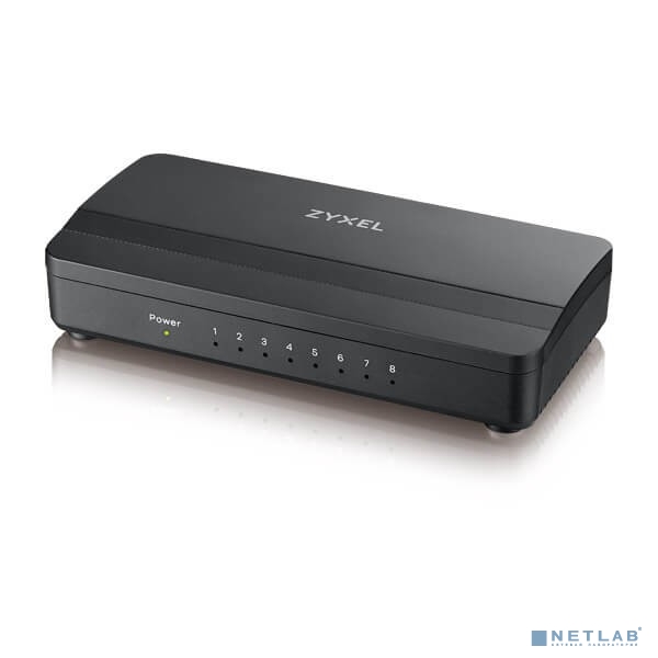 ZYXEL GS-108SV2-EU0101F Коммутатор неуправляемый 8x10/100/1000BASE-T ZYXEL GS-108SV2-EU0101F Коммутатор неуправляемый 8x10/100/1000BASE-T