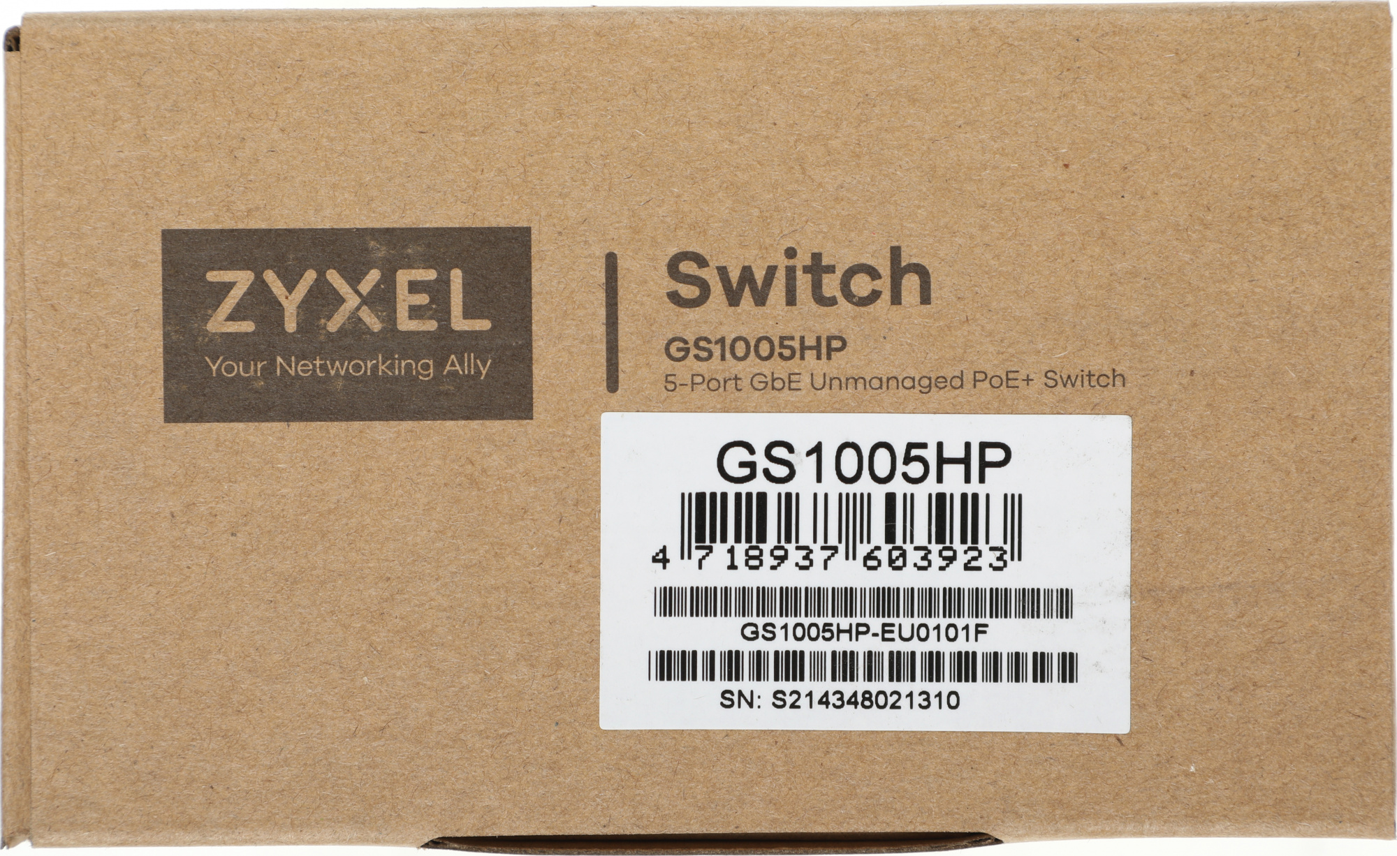 Коммутатор Zyxel Networks GS1005HP-EU0101F