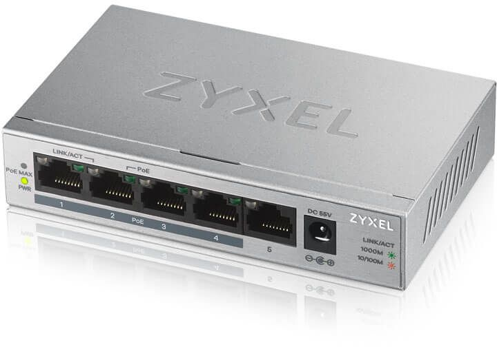 Коммутатор Zyxel Networks GS1005HP-EU0101F