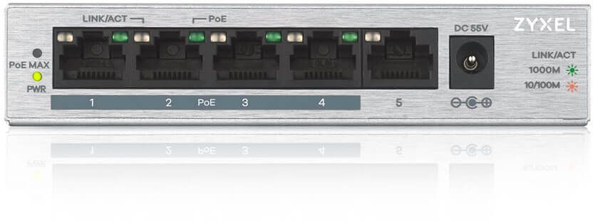 Коммутатор Zyxel Networks GS1005HP-EU0101F