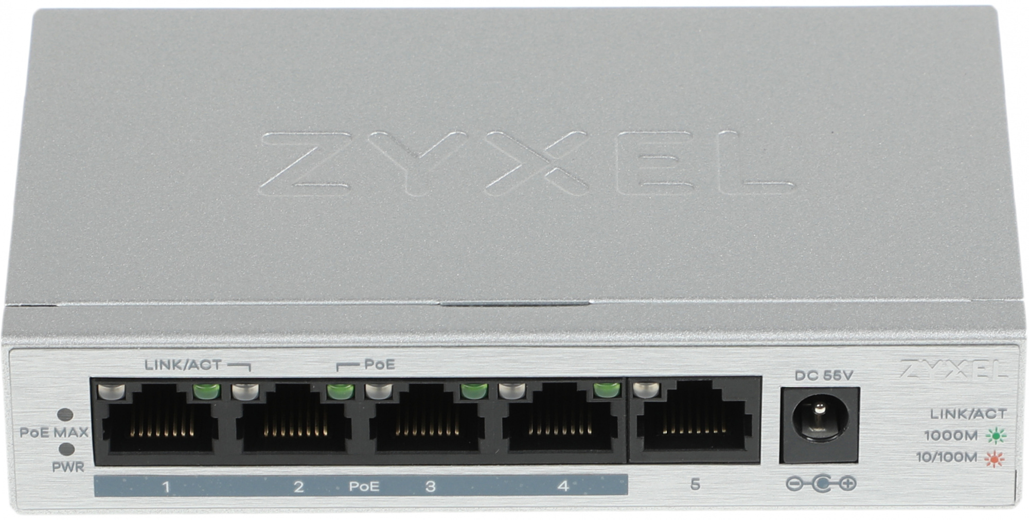 Коммутатор Zyxel Networks GS1005HP-EU0101F