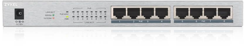 Коммутатор Zyxel Networks GS1008HP-EU0101F