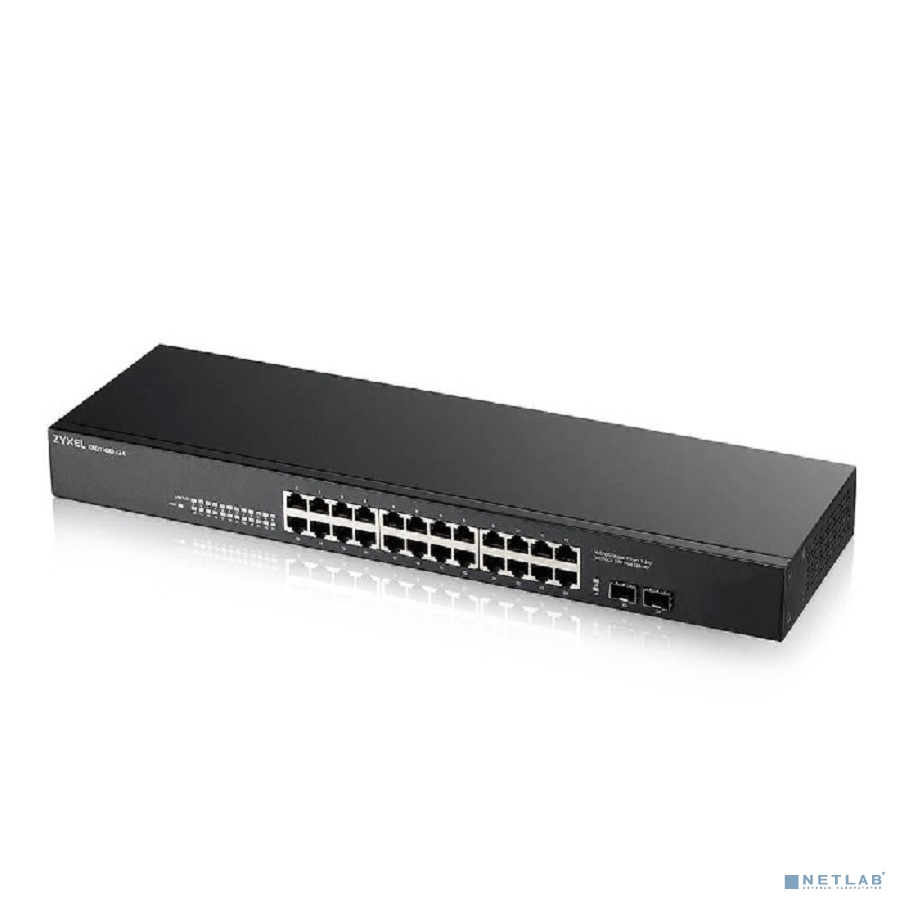 Zyxel GS1100-24-EU0103F Коммутатор 24G 2SFP неуправляемый Zyxel GS1100-24-EU0103F Коммутатор 24G 2SFP неуправляемый
