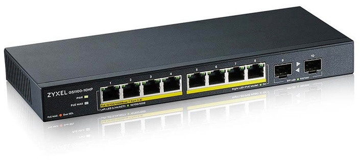 Коммутатор Zyxel Networks GS1100-10HP-EU0102F