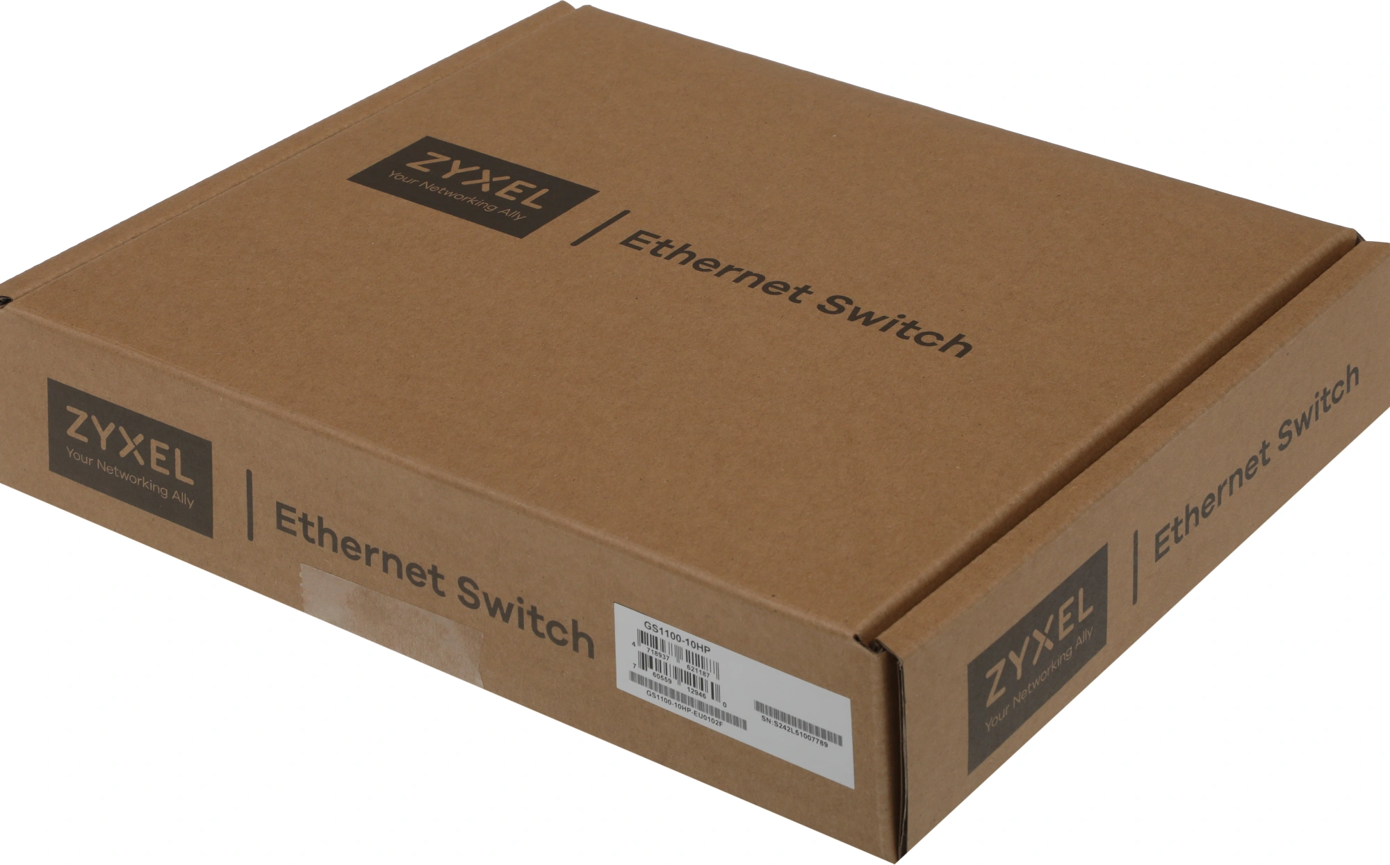 ZYXEL GS1100-10HP-EU0102F PoE+ коммутатор  GS1100-10HP, 8xGE PoE+, 2xSFP, настольный, бесшумный, бюджет PoE 130 Вт