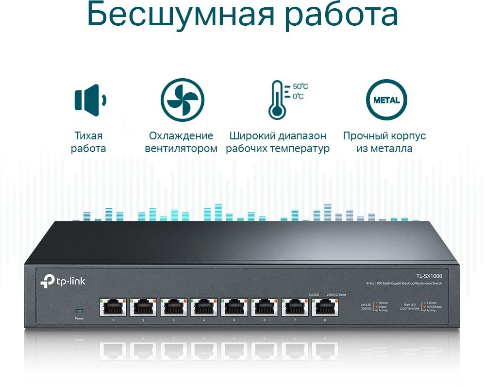 Коммутатор TP-Link TL-SX1008