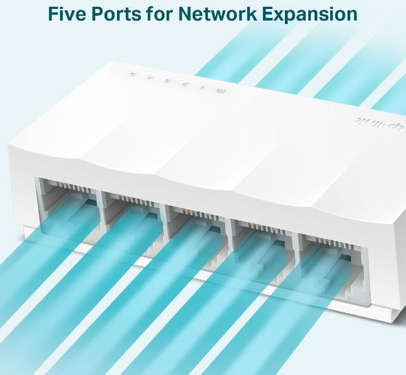 TP-Link LS1005 Настольный коммутатор с 5 портами 100 Мбит/с