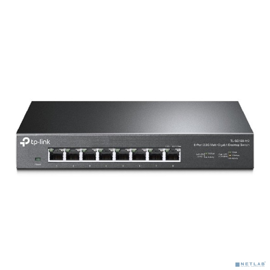 TP-Link TL-SG108-M2 Настольный коммутатор с 8 портами 2,5 Гбит/с