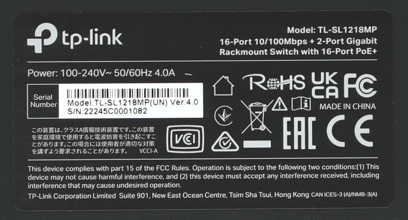 TP-Link TL-SL1218MP