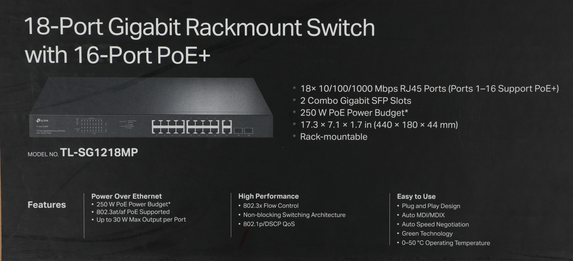 TP-Link TL-SG1218MP