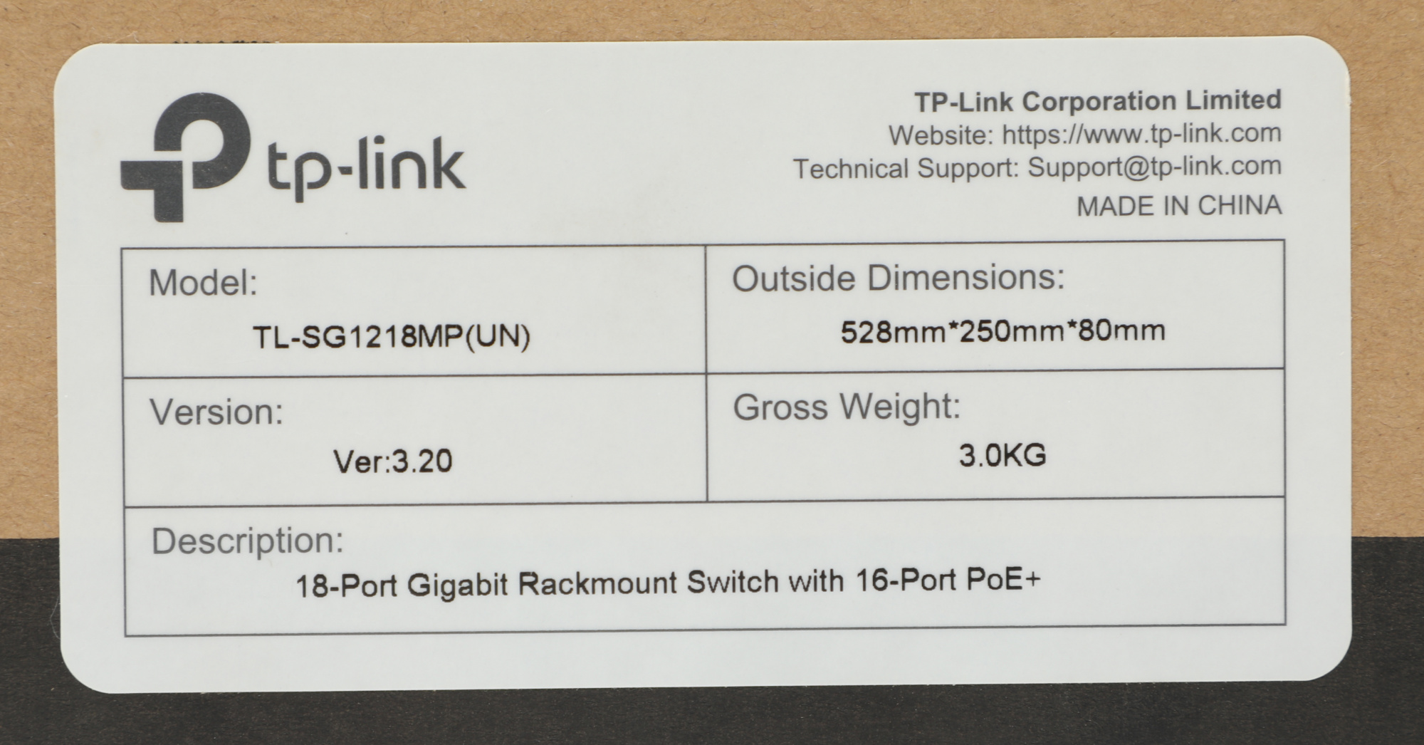 TP-Link TL-SG1218MP