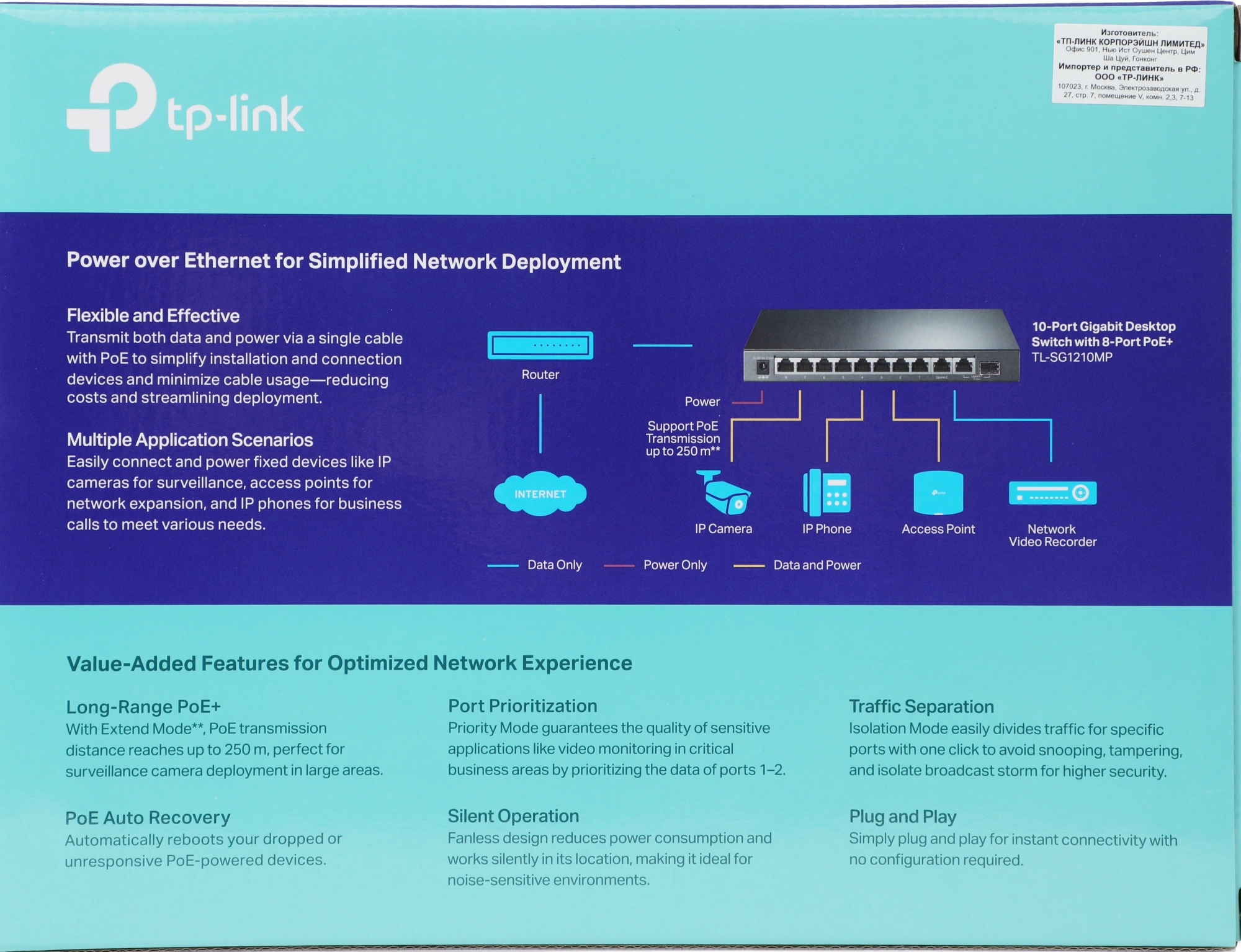 TP-LINK TL-SG1210MP