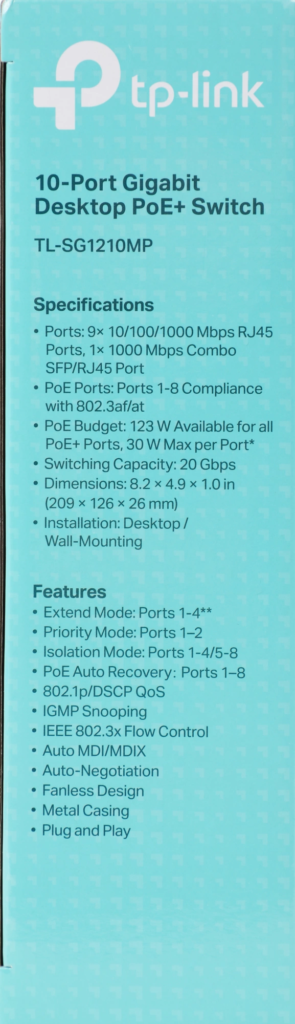 TP-LINK TL-SG1210MP