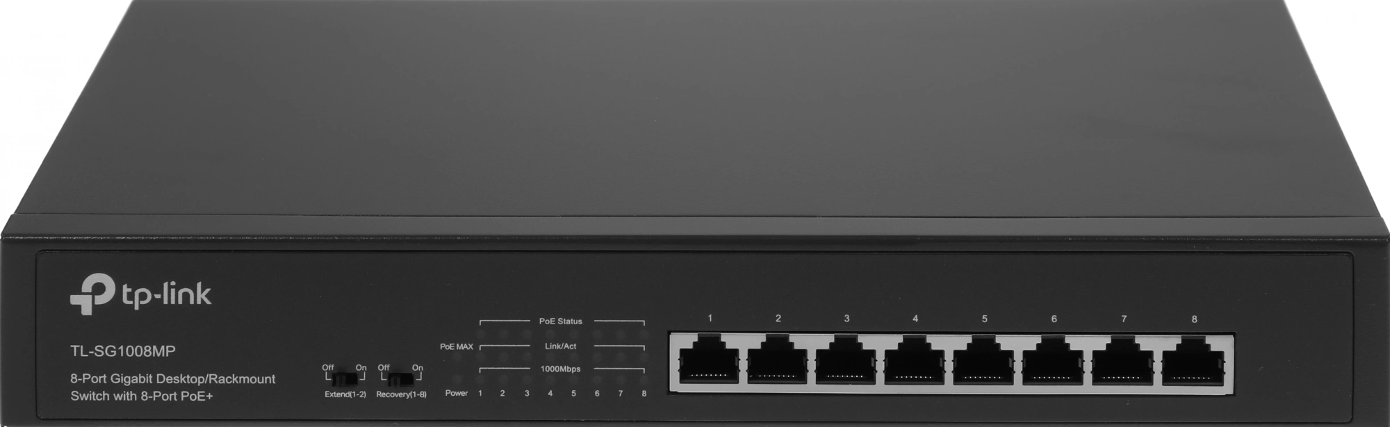 TP-Link TL-SG1008MP Коммутатор с 8 гигабитными портами PoE+ для размещения на столе или в стойке