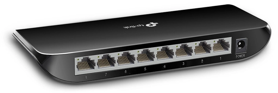 TP-Link TL-SG1008D Настольный коммутатор с 8 гигабитными портами