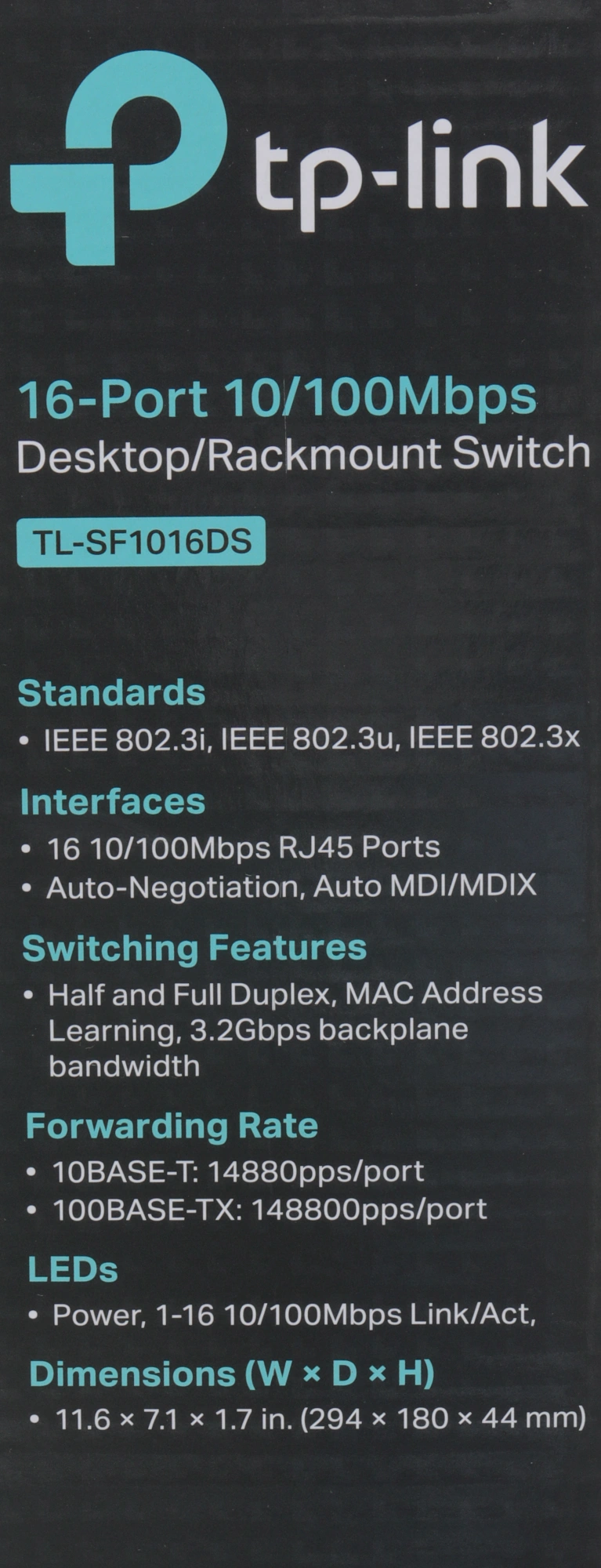 TP-LINK TL-SF1016DS