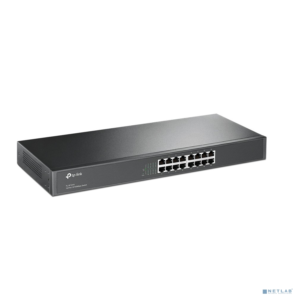 TP-Link TL-SF1016 Коммутатор с 16 портами 10/100 Мбит/с для размещения в стойке