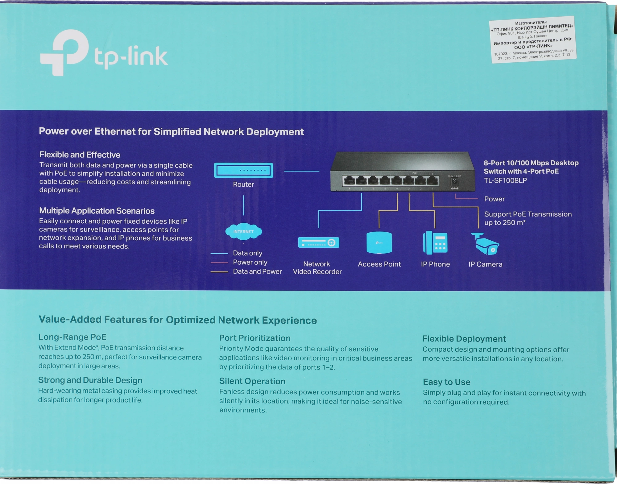 TP-LINK TL-SF1008LP