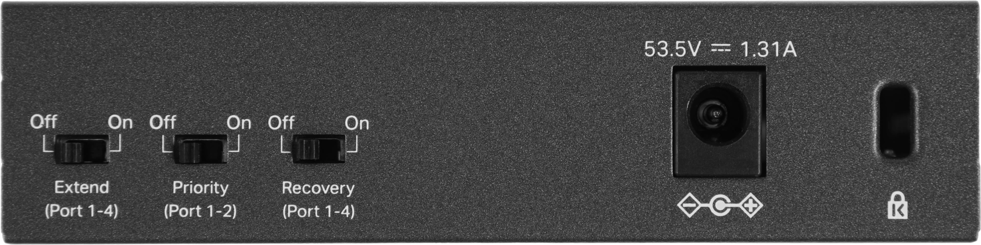 TP-Link TL-SF1005P Настольный коммутатор с 5 портами 10/100 Мбит/с (4 порта PoE+)