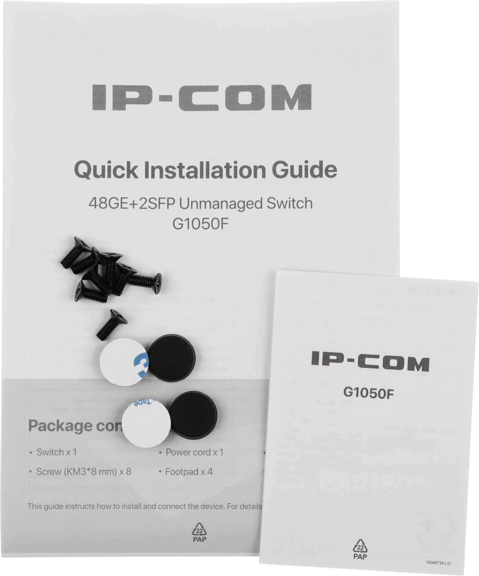 IP-COM G1050F Коммутатор в стойку, 48*1Gbit RJ45, 2*SFP 1Gbit IP-COM G1050F Коммутатор в стойку, 48*1Gbit RJ45, 2*SFP 1Gbit