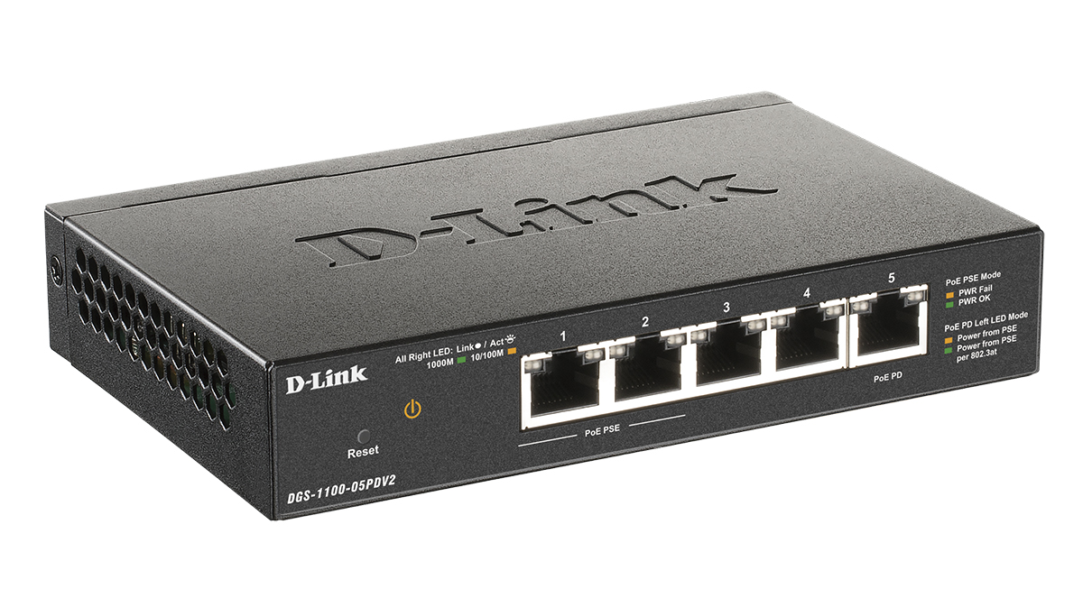 D-Link EasySmart L2 DGS-1100-05PDV2/A1A