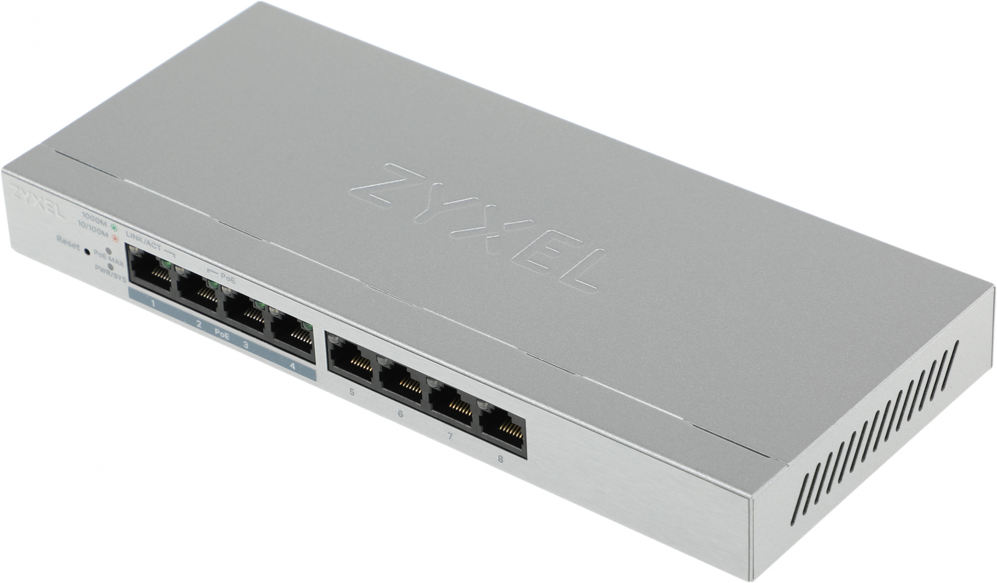 Коммутатор Zyxel Networks GS1200-8HPV2-EU0101F