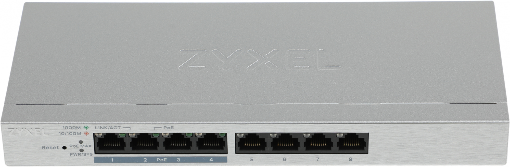 Коммутатор Zyxel Networks GS1200-8HPV2-EU0101F