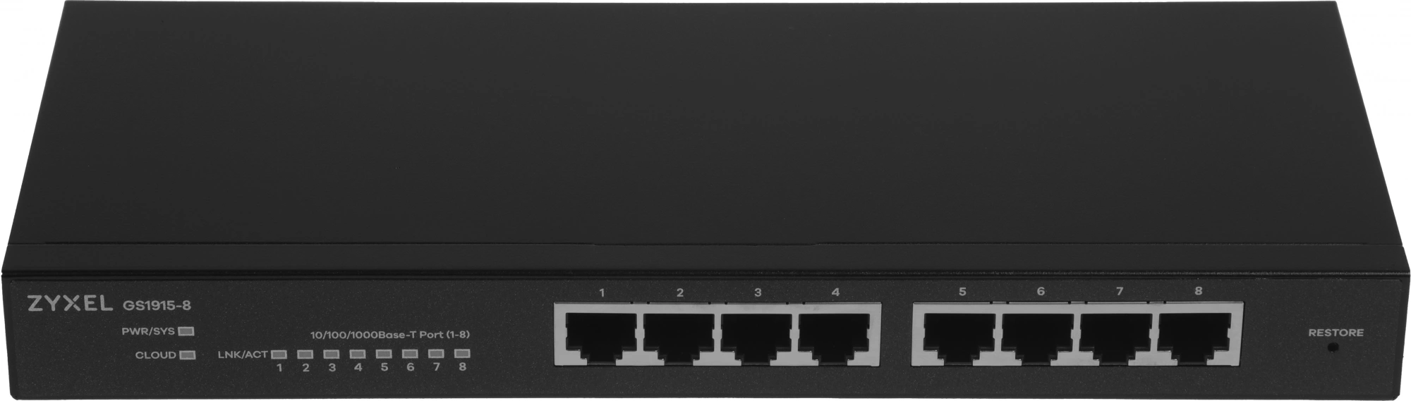 ZYXEL GS1915-8-EU0101F 8G Коммутатор управляемый