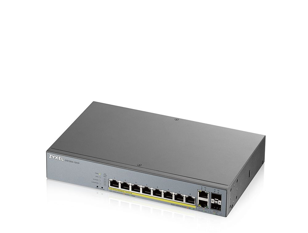 Гибридный коммутатор Zyxel Networks GS1350-12HP-EU0101F