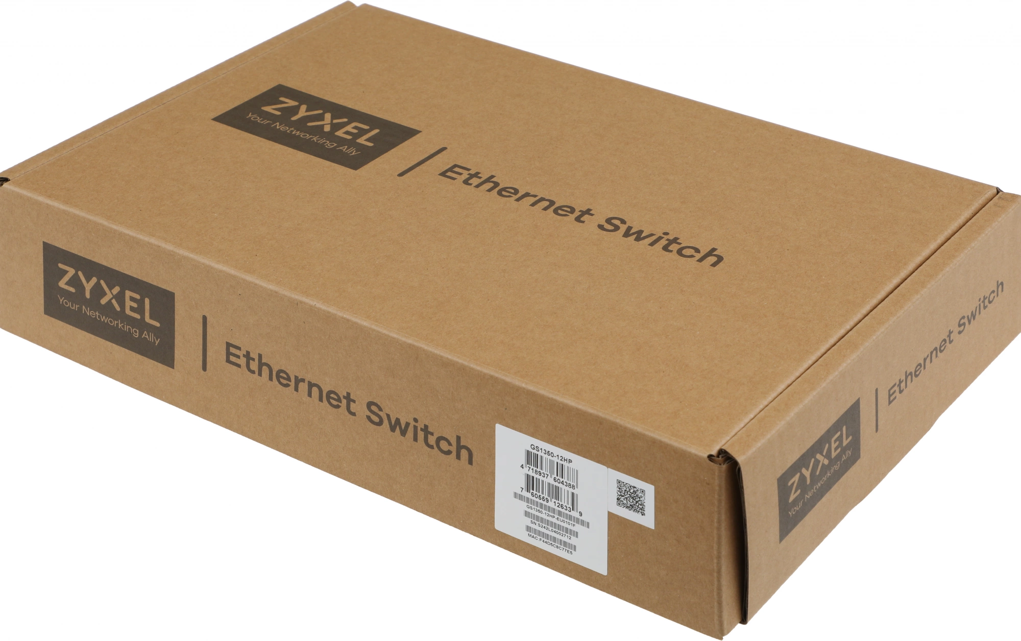 ZYXEL GS1350-12HP-EU0101F L2 коммутатор PoE+ для IP-видеокамер 10xGE (8xPoE+), 2xSFP, бюджет PoE 130 Вт, дальность передачи питания до 250 м, автоперезагрузка PoE-портов