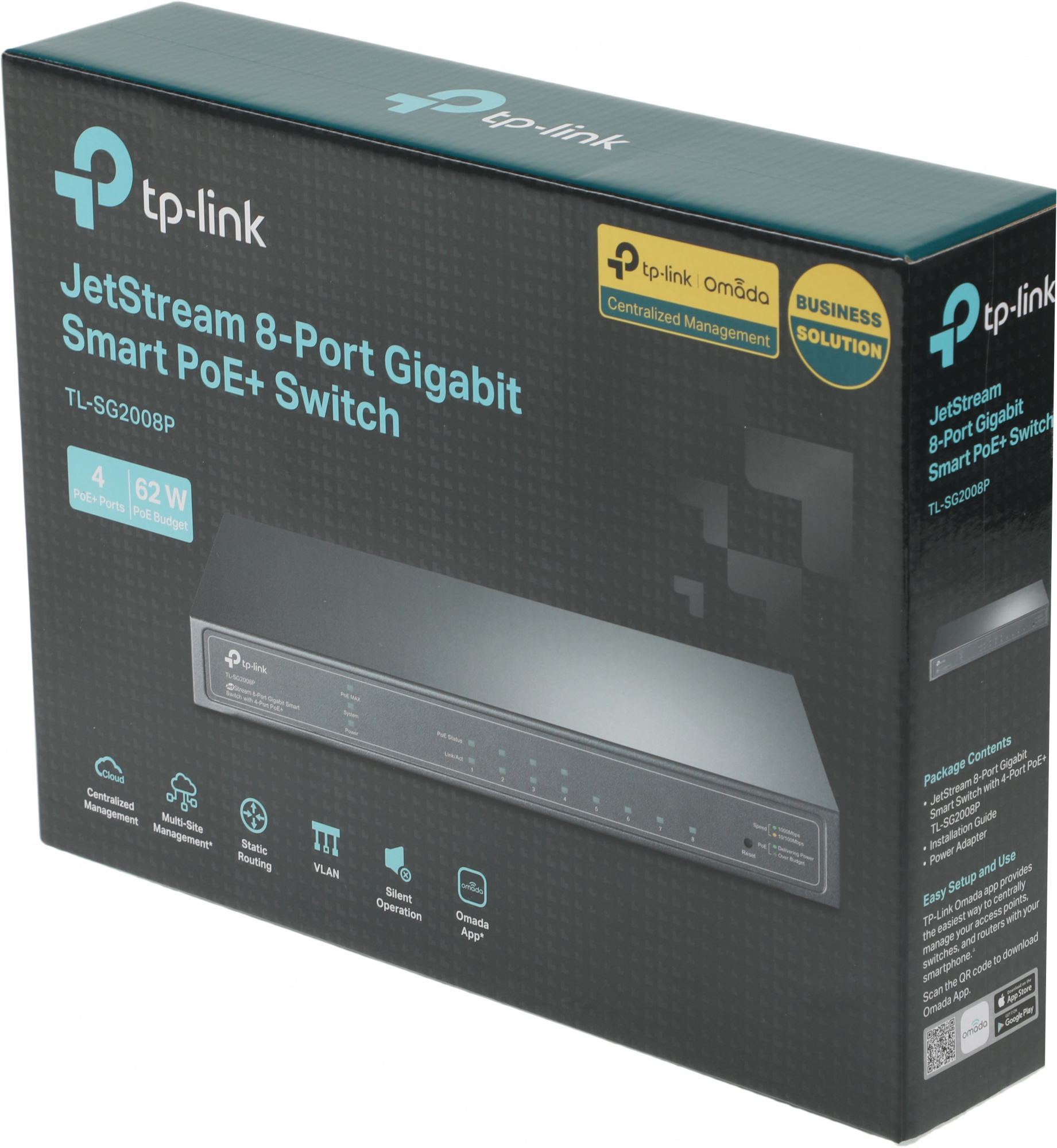 Коммутатор TP-Link TL-SG2008P