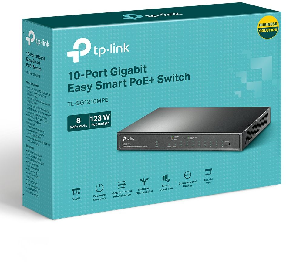 Коммутатор TP-Link TL-SG1210MPE